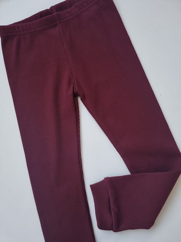 Getry prążek bordowe rozmiar 104