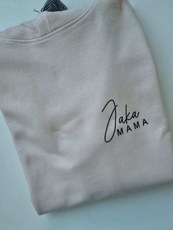 Bluza damska z kapturem brudny róż jaka mama rozmiar XXL