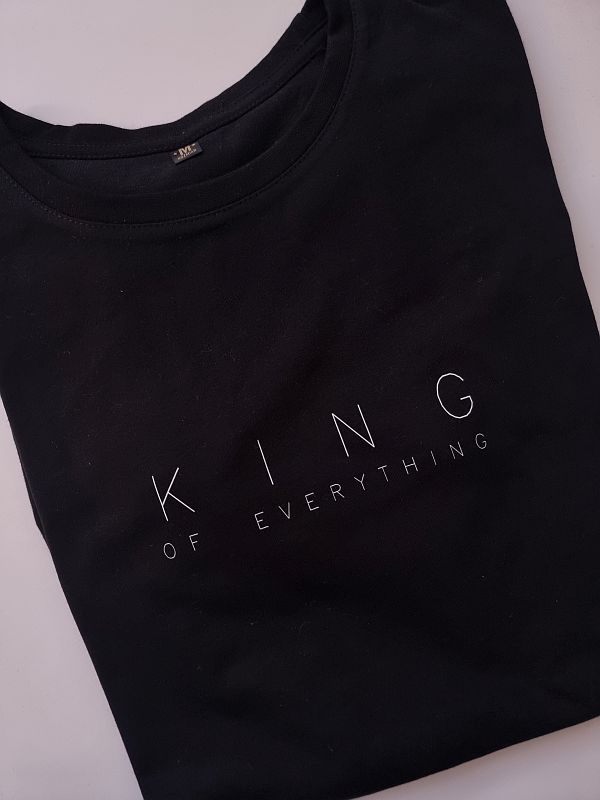 Koszulka czarna męska king of everything rozmiar M