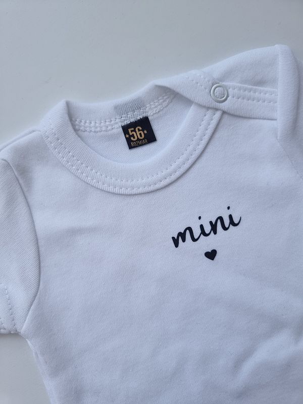 Body białe krótki rękaw mini rozmiar 56