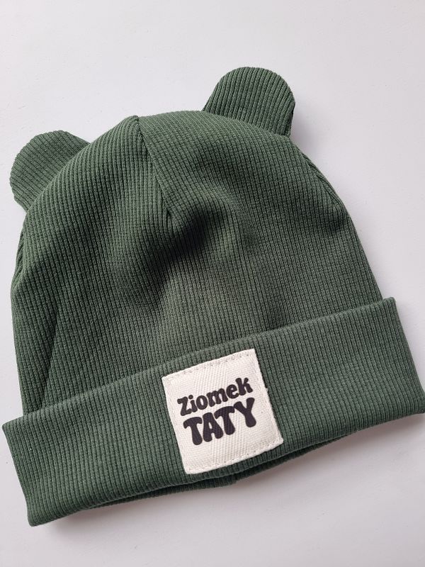 Czapka olwkowa ziomek taty rozmiar 6-18M