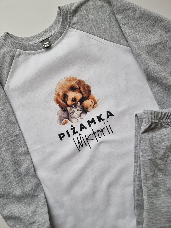 Piżamka Wiktprii długi rękaw rozmiar 110