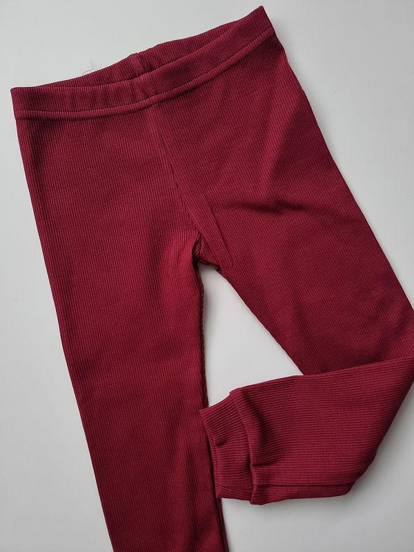 Getry prążek bordowe rozmiar 92