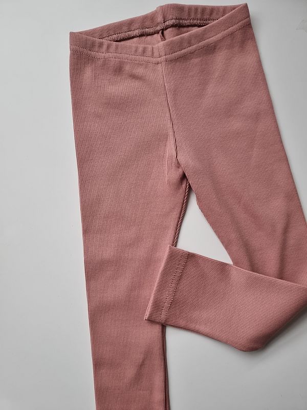 Getry prążek brudny róż rozmiar 92