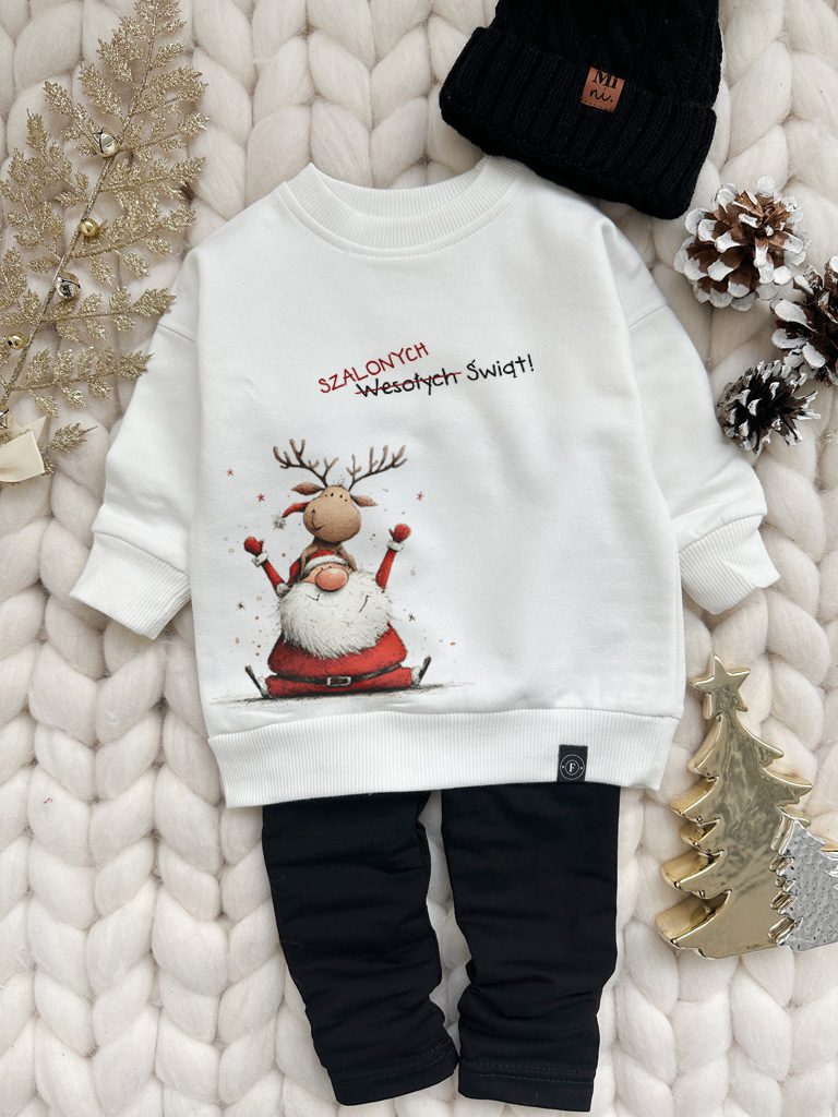 Bluza dziecięca z nadrukiem Szalonych Świąt!