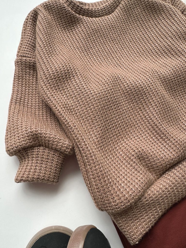 Sweter dziecięcy kawowy - obrazek 4