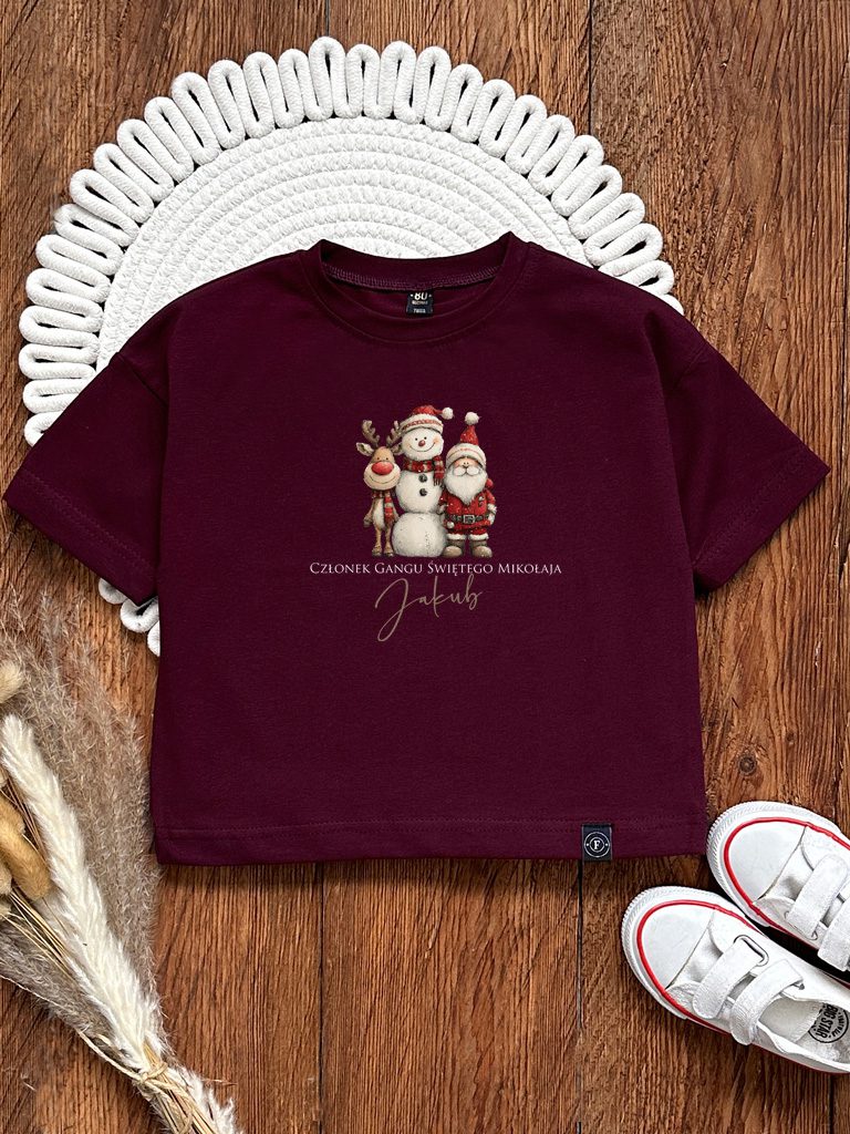 Koszulka dziecięca członek gangu Św. Mikołaja