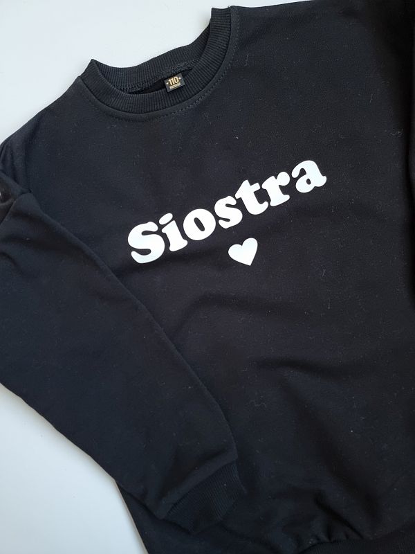 Bluza czarna siostra rozmiar 110
