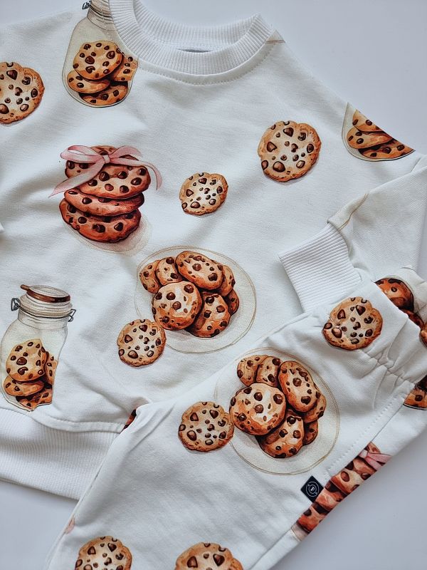 Komplet ciasteczka bluza + spodnie dresowe rozmiar 68