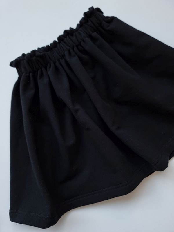 Spódnica czarna dresowa rozmiar 116/122