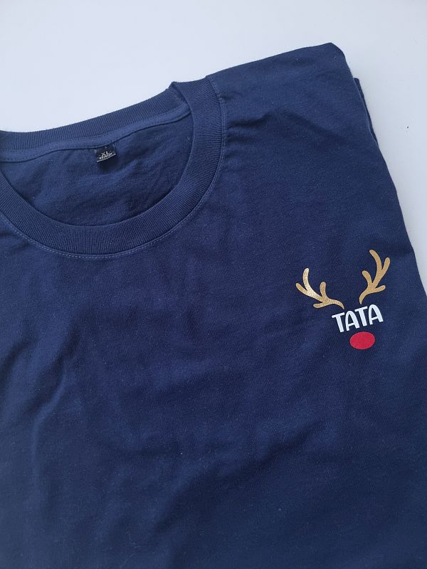 Koszulka granatowa męska renifer tata rozmiar XL