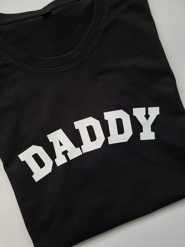 Koszulka męska czarna daddy rozmiar XL