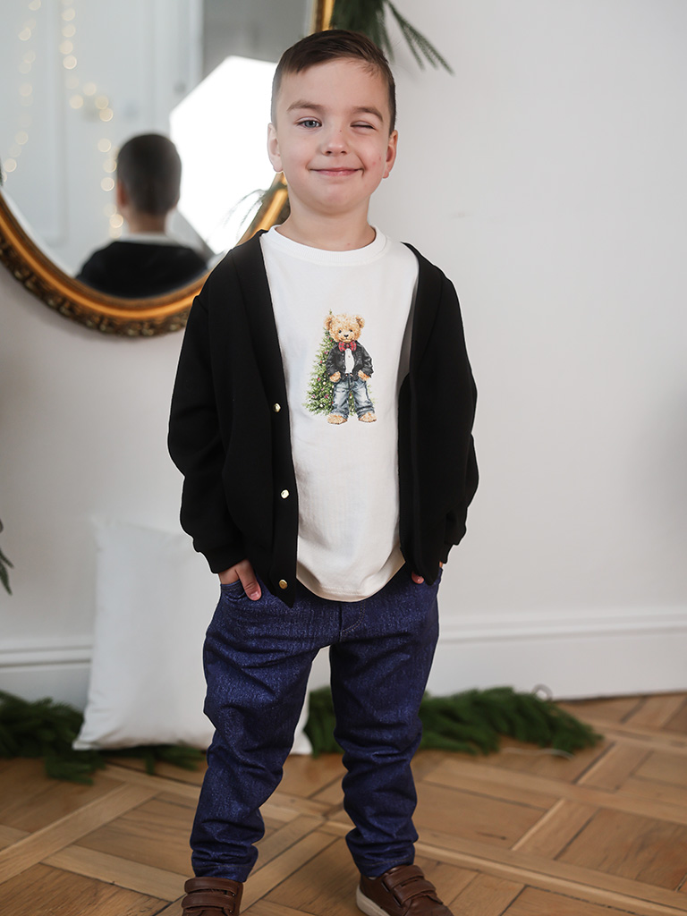 Spodnie chłopięce imitacja jeansu