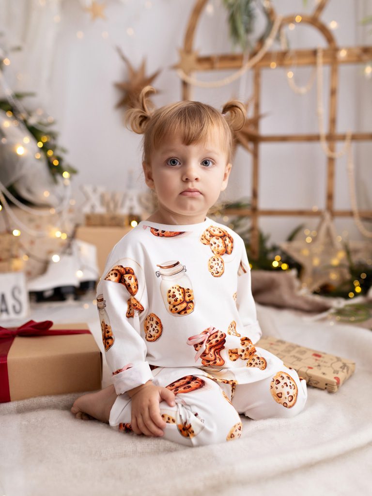 Komplet dla dziecka ciastka koszulka + spodnie