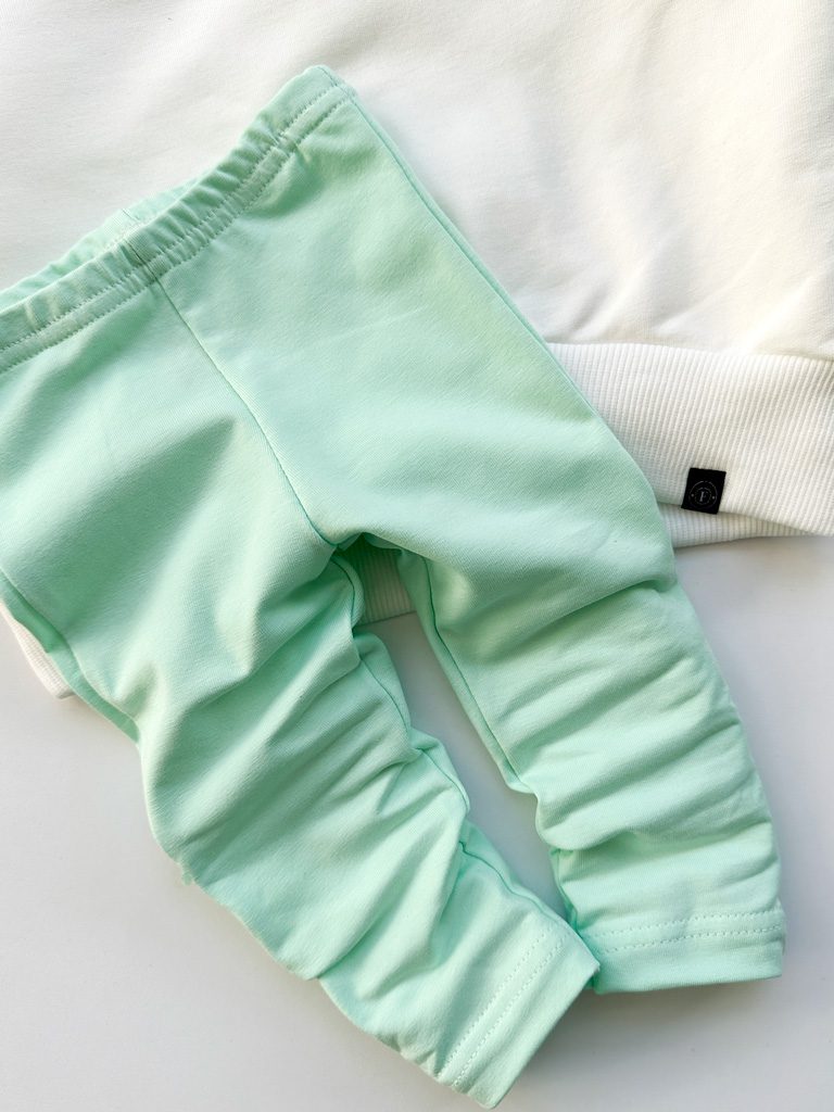 Legginsy miętowe