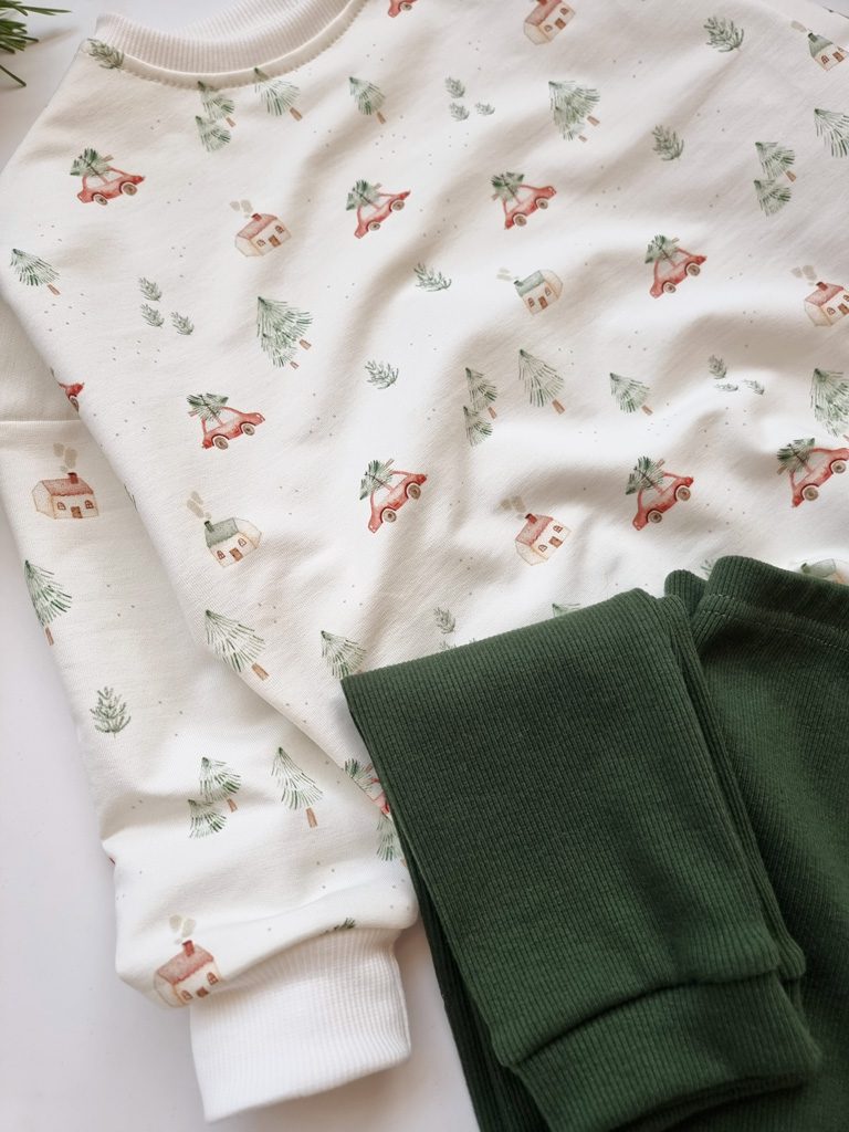 Bluza dziecięca auto z choinką - obrazek 4
