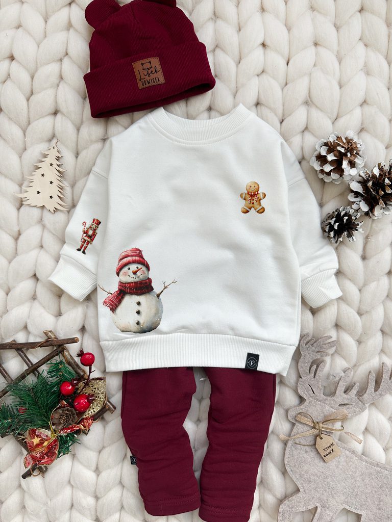 Bluza dziecięca ze świątecznym nadrukiem