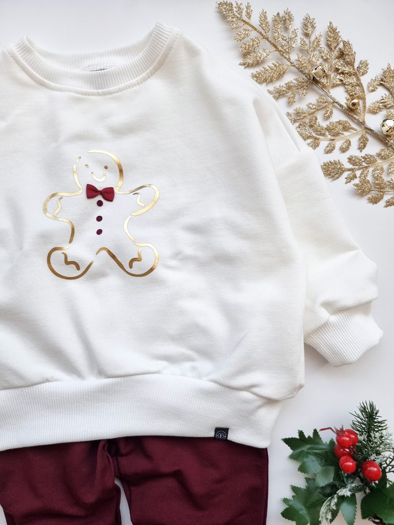 Bluza dziecięca złoty piernik elegant