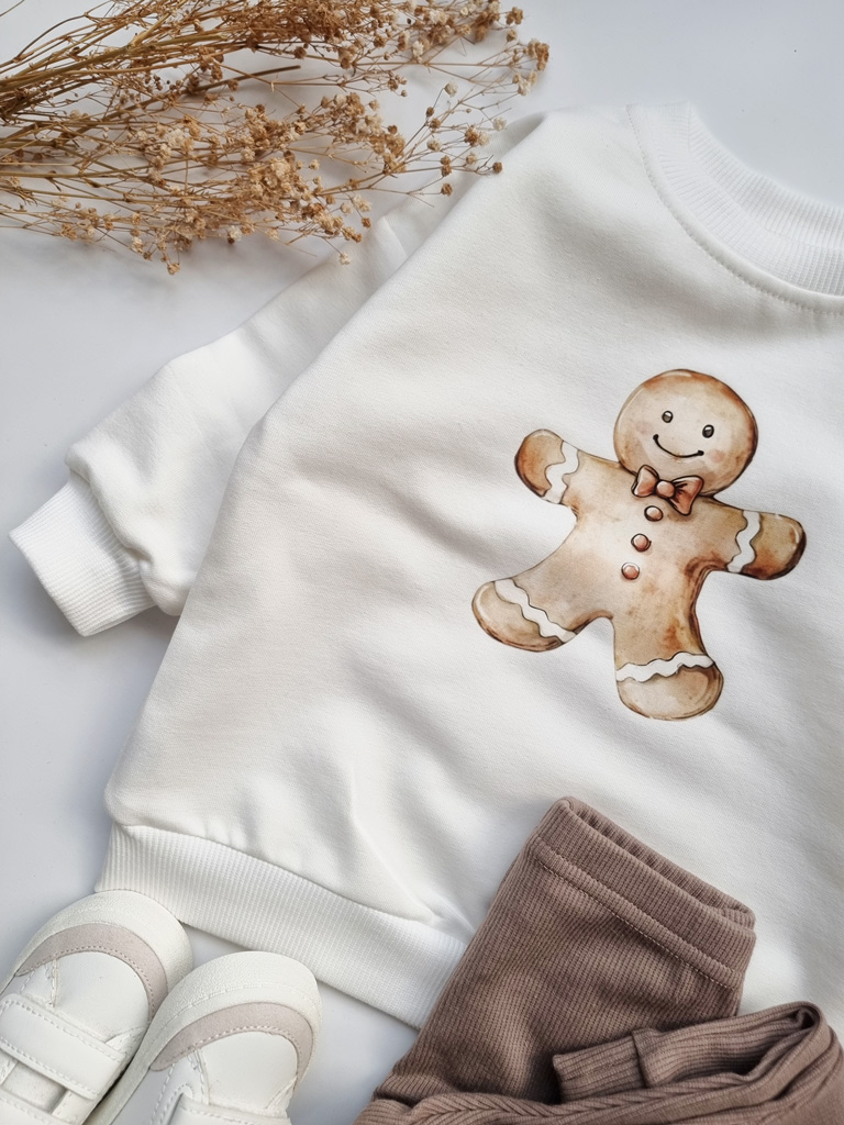 Bluza dziecięca pierniczek w muszce