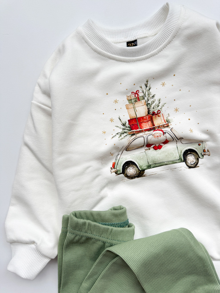 Bluza dziecięca auto z prezentami