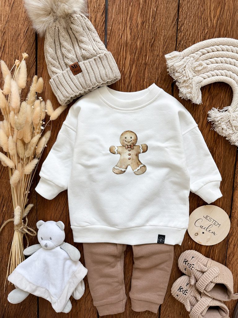 Bluza dziecięca pierniczek w muszce