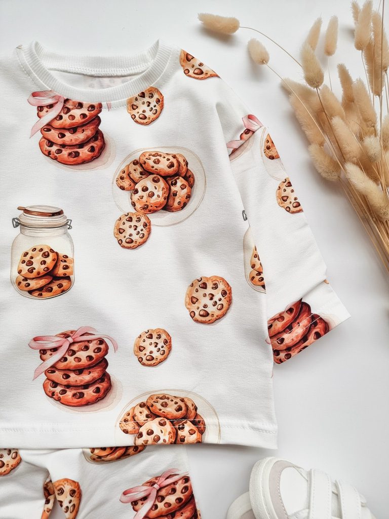 Komplet dla dziecka ciastka koszulka + spodnie - obrazek 3