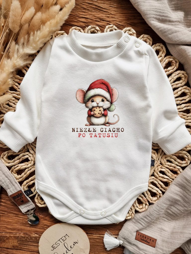 Body niemowlęce myszka niezłe ciacho po tatusiu