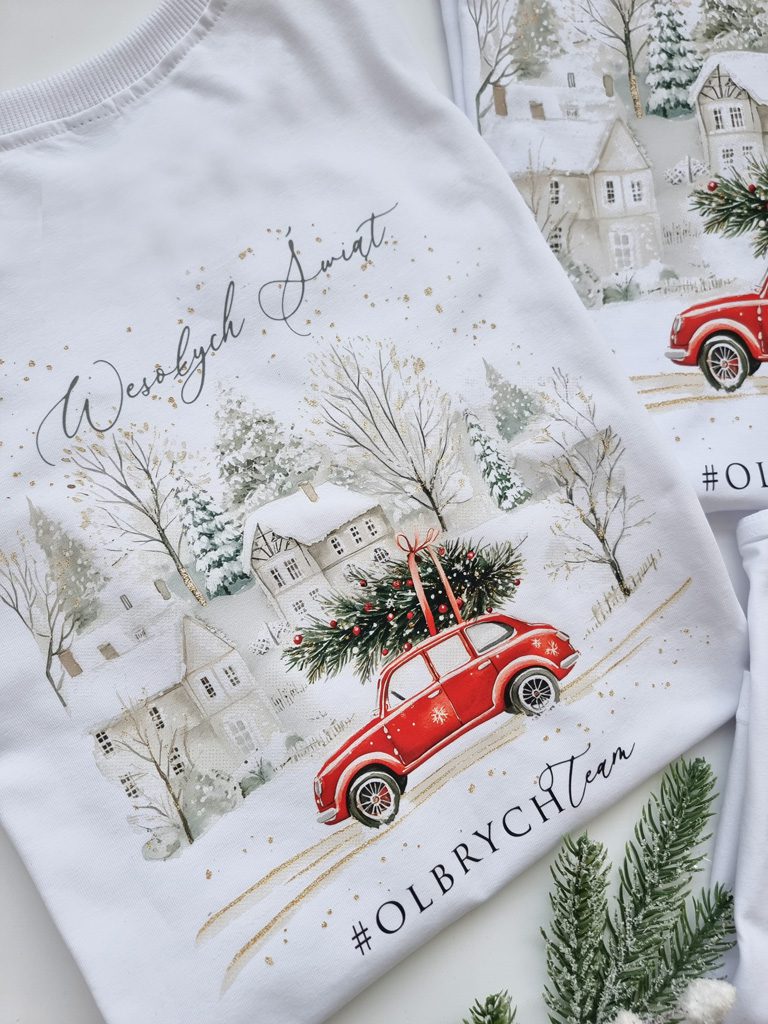 Damska koszulka Wesołych Świąt #TWÓJteam