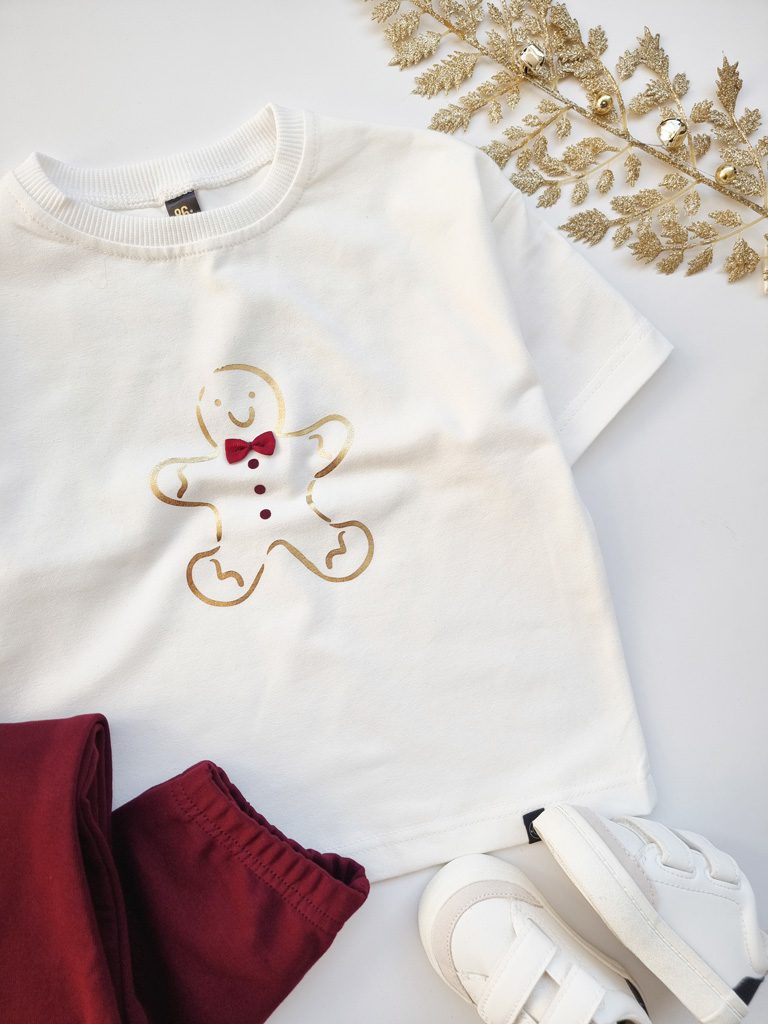 Koszulka dziecięca złoty piernik elegant