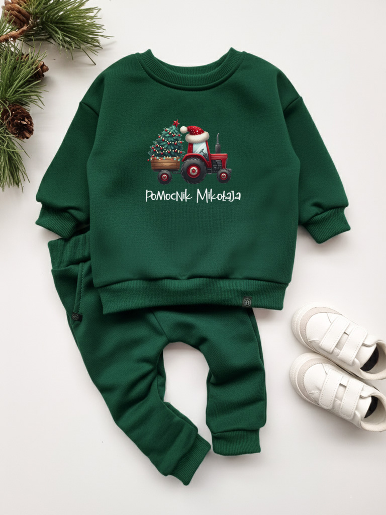 Komplet dla dziecka z autem Pomocnik Mikołaja