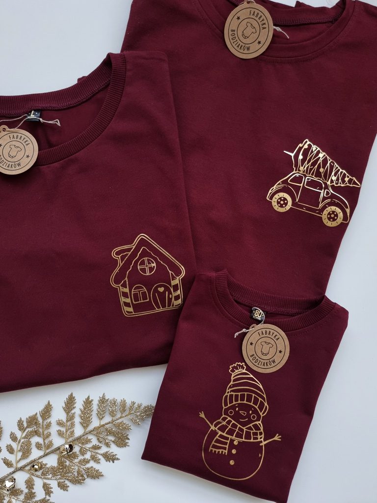 Zestaw świąteczny złota rodzinka