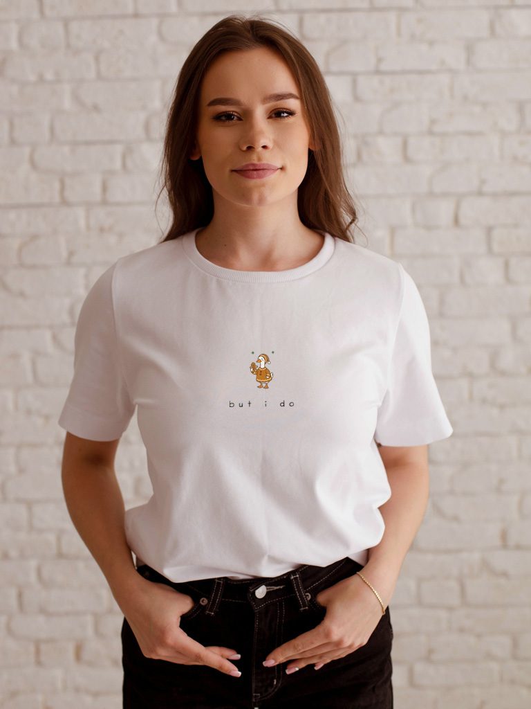 Damska koszulka świąteczna gąska