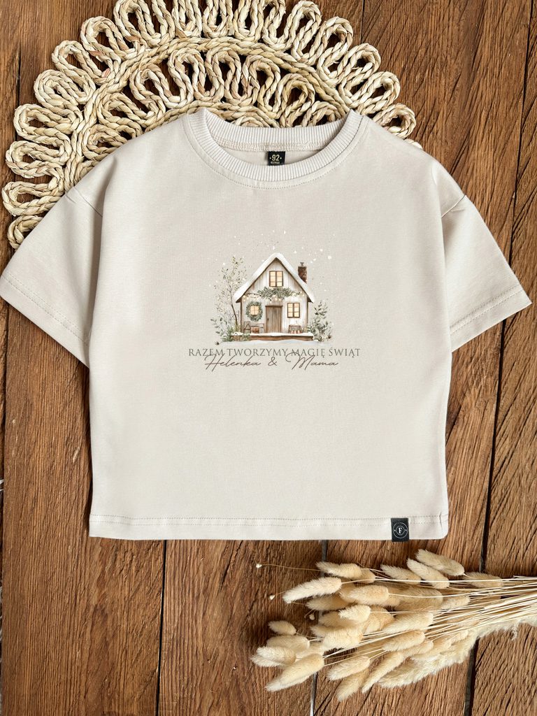 Koszulka dziecięca Razem Tworzymy Magię Świąt