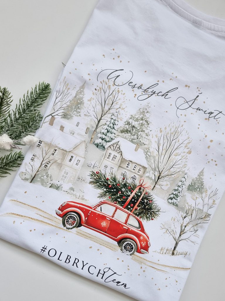 Koszulka męska Wesołych Świąt #TWÓJteam