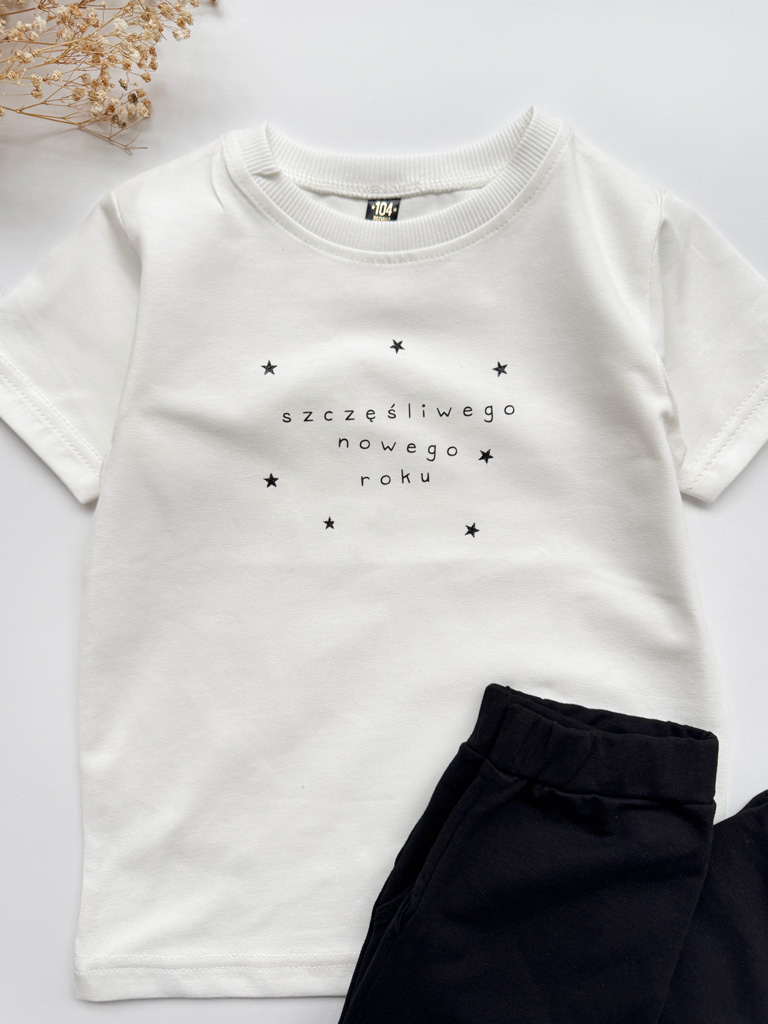 Koszulka dziecięca szczęśliwego nowego roku
