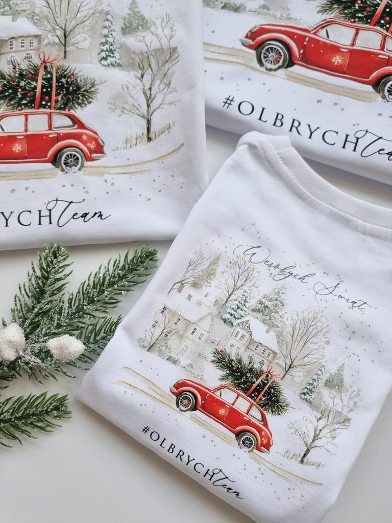 Koszulka dziecięca Wesołych Świąt #TWÓJteam