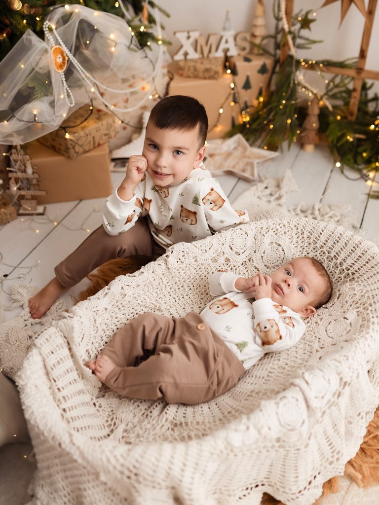 Body niemowlęce niedźwiadki w lesie - obrazek 3