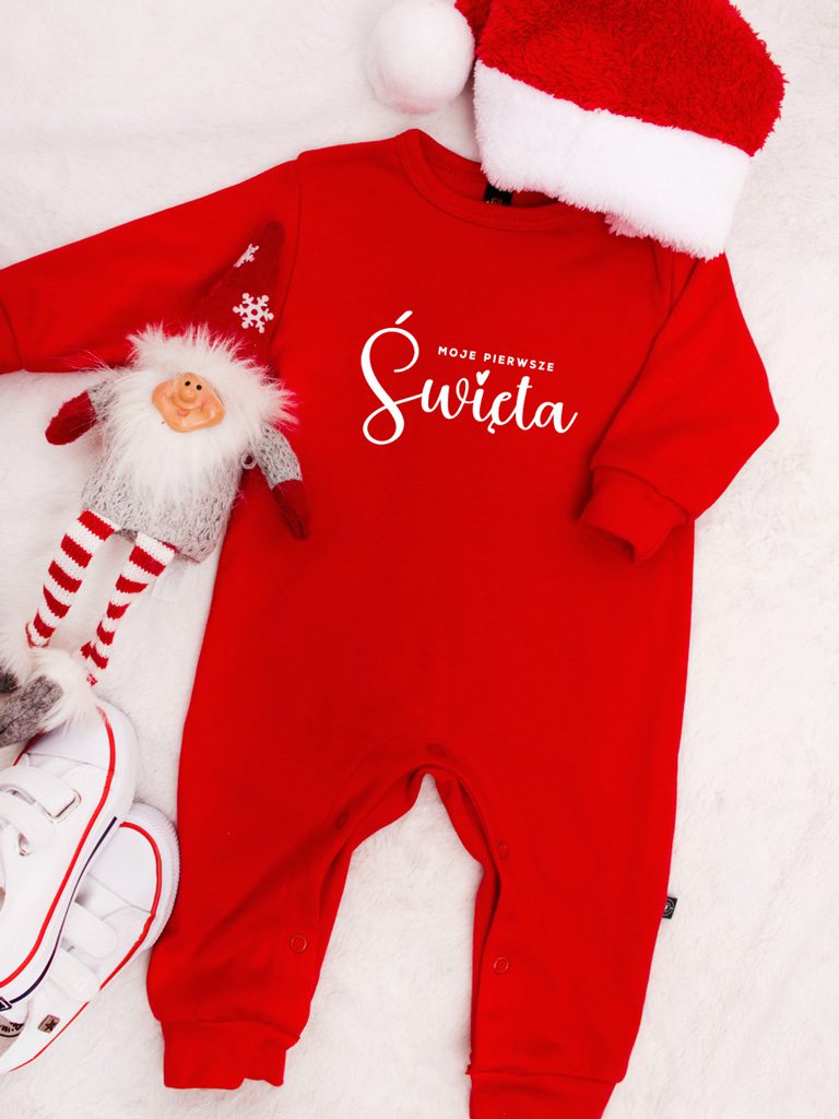 Pajac niemowlęcy Moje pierwsze Święta
