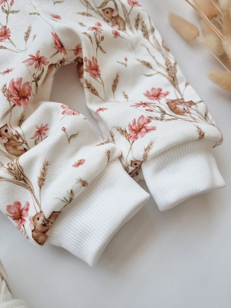 Spodnie niemowlęce polne myszki - obrazek 3