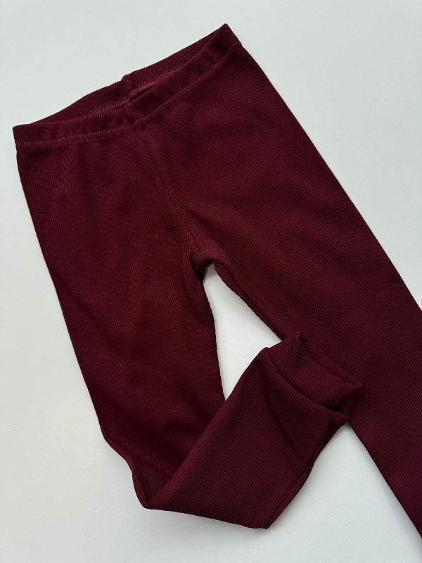 Getry prążek bordowe rozmiar 98