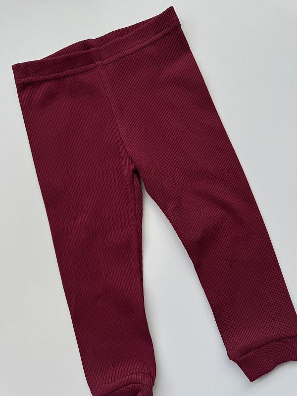 Getry prążek bordowe rozmiar 80