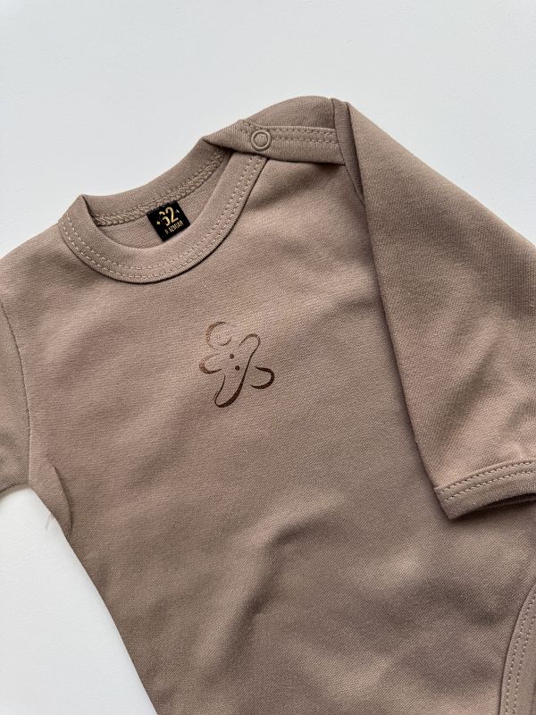 Body kawowe długi rękaw piernik rozmiar 62