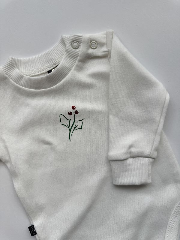 Body ecru długi rękaw jarzębina rozmiar 62