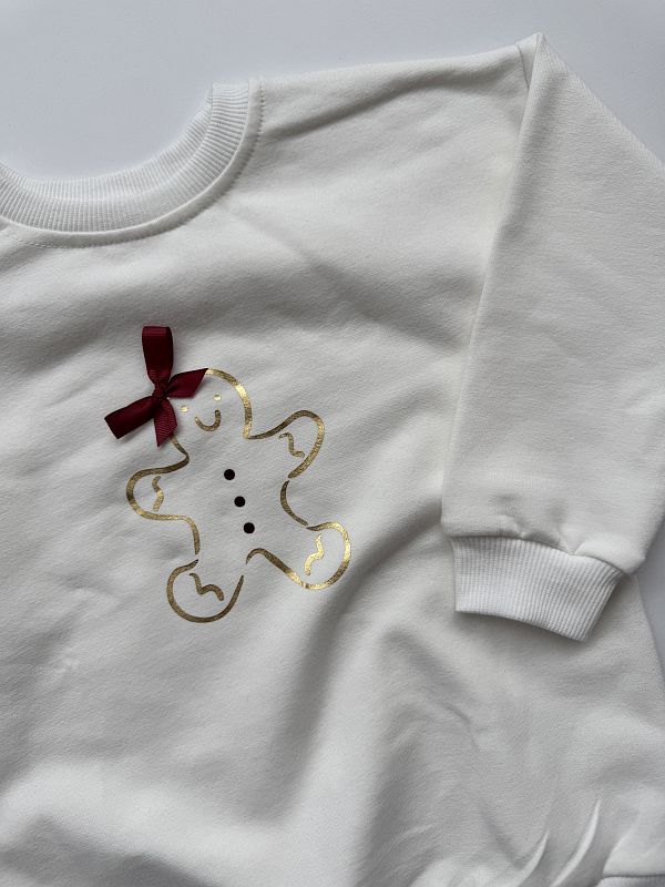 Bluza ecru pierniczek rozmiar 104