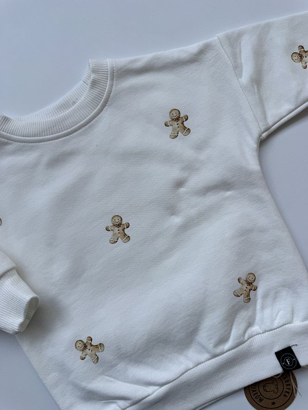 Bluza ecru w pierniczki 68