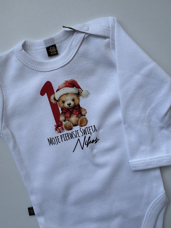 Body z długim rękawem moje piewsze święta Nikoś 68