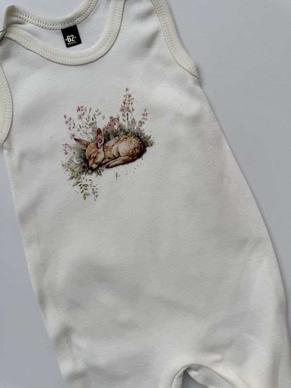 Śpiochy ecru sarenka rozmiar 62