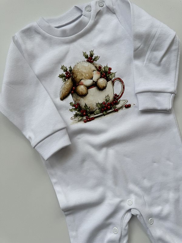 Pajac bez stópek królik w kubku rozmiar 62