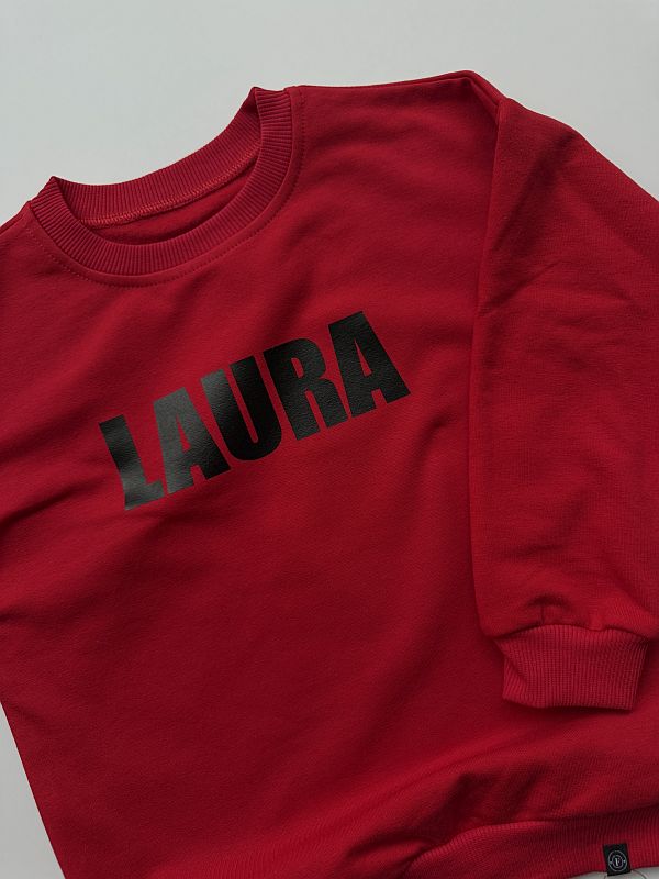 Bluza czerwona Laura rozmiar 110