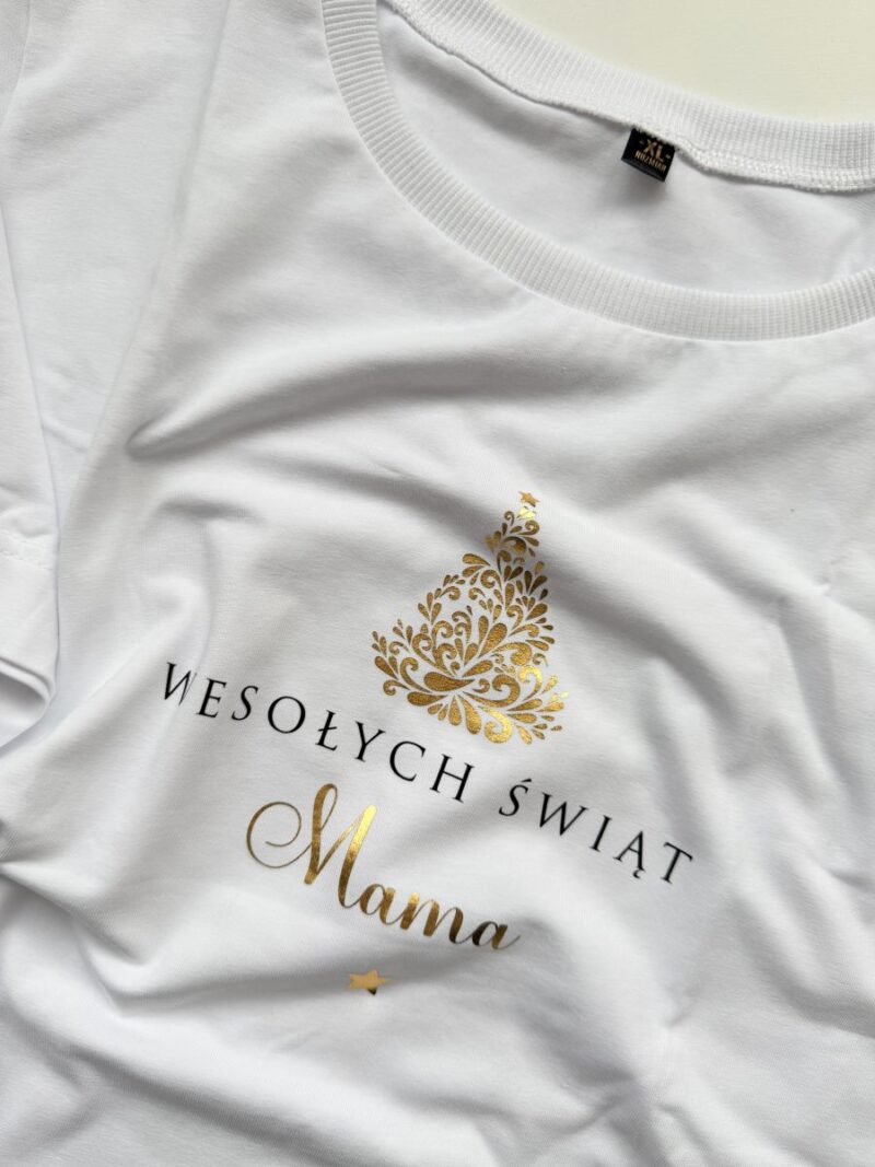 Koszulka damska wesołych świąt rozmiar xl